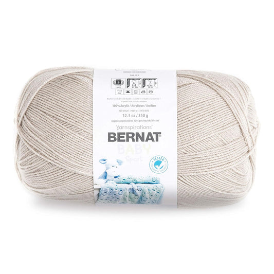 Spinrite Yarns (CA) Bernat Baby Big Ball Sport Yarn, 12.3 oz, Gauge 3 Light, 100% Acrylic, Baby Taupe