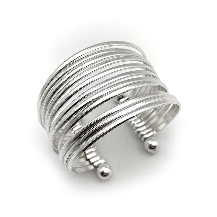 Anju Bracelet, adjustable, Silver