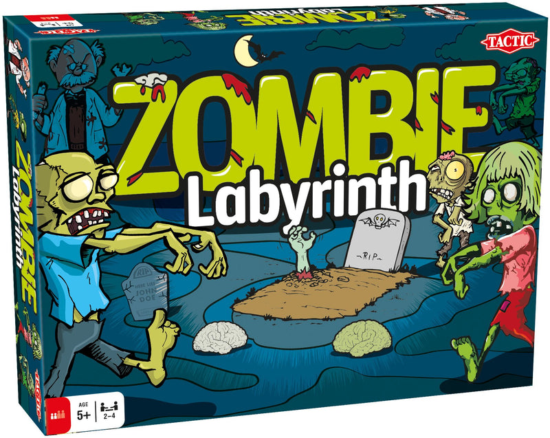 Tactic Games US Zombie Labyrinth (Multi) Board Game (4 Player)