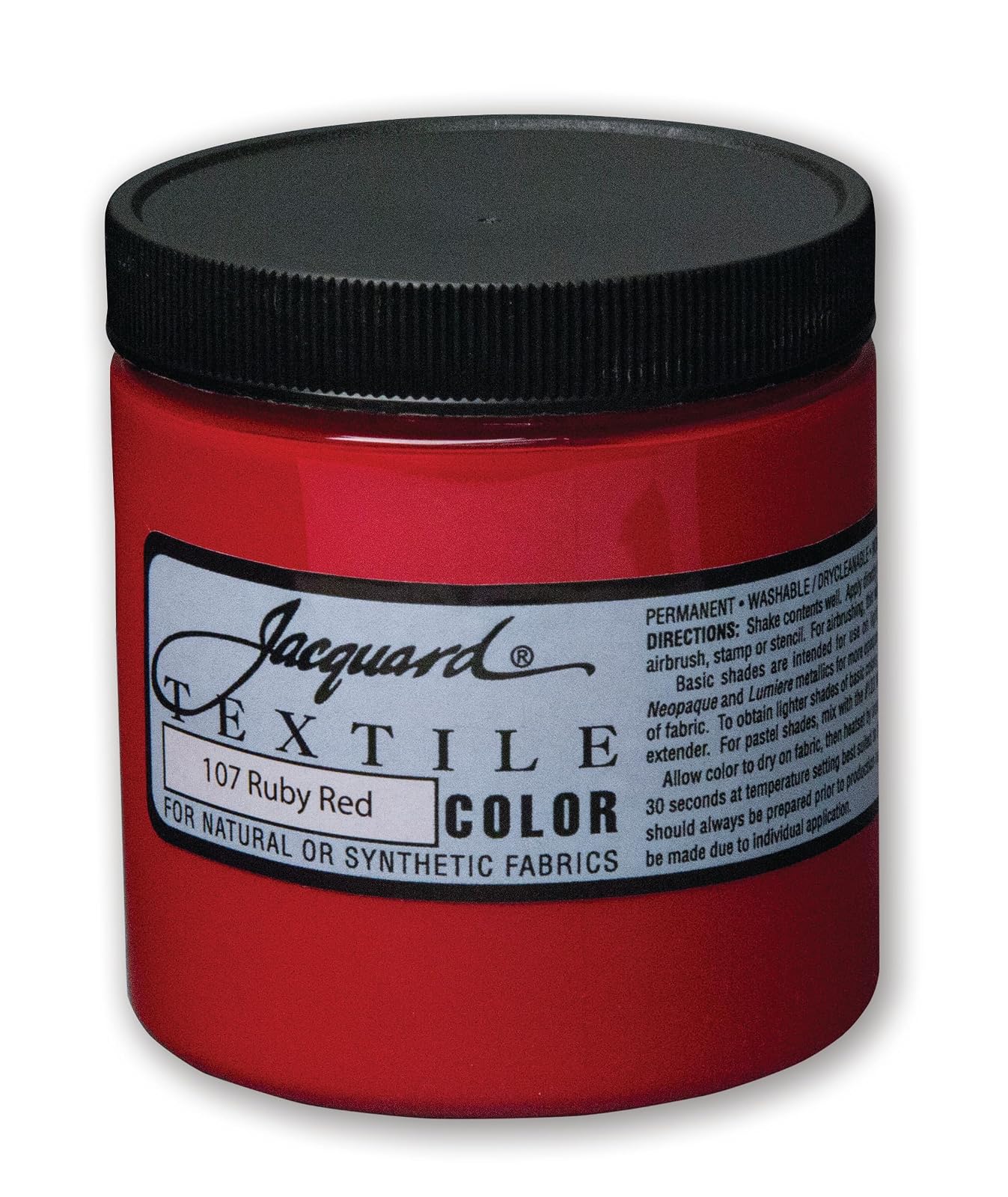 Jacquard Textile Paint 8 Oz Ruby Red