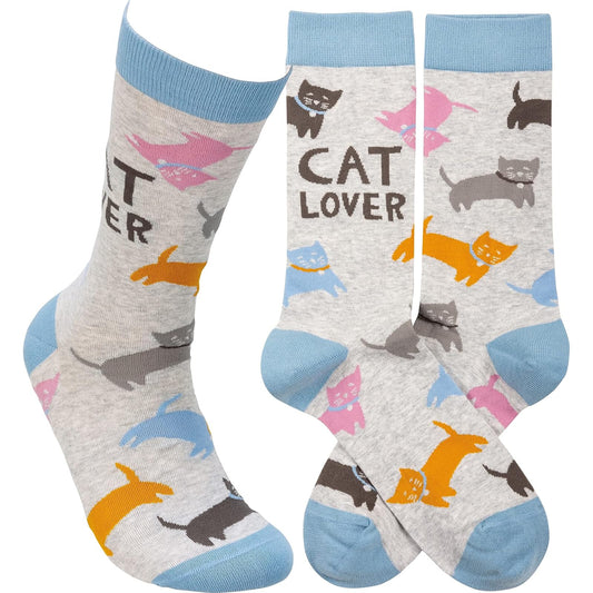 Primitives by Kathy 113732 Cat Lover Socks, Muticolor