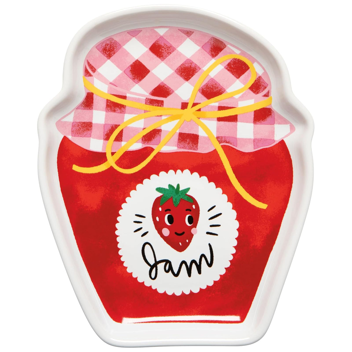 Danica Jubilee Dishware Plate, W5 x L6in, Strawberry Jam