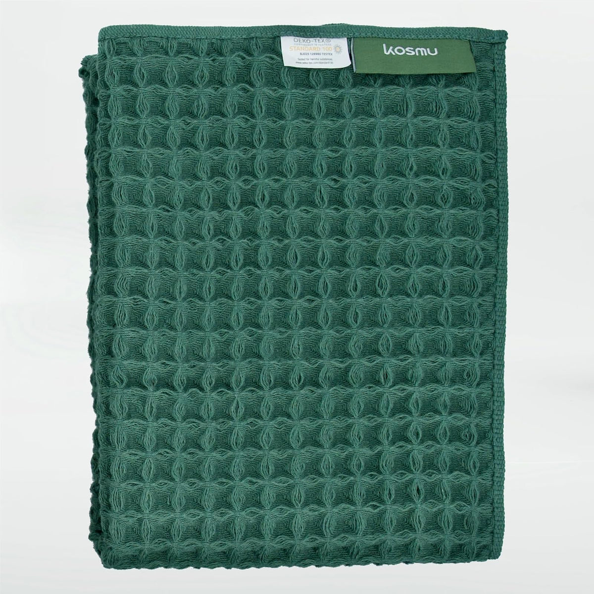 KOSMU Towel, 32" x 16", Forest Green