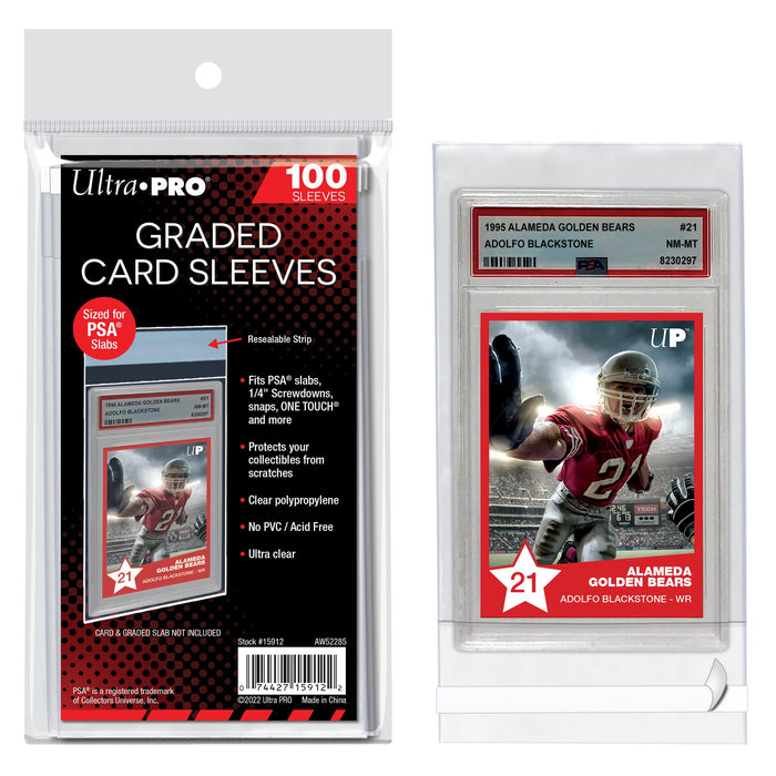 Ultra Pro Card Document Sleeve, Clear, Sports