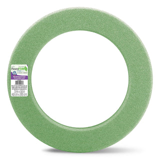 FloraCraft FloraFM Wreath 1.9 Inch x 9.8 Inch Green
