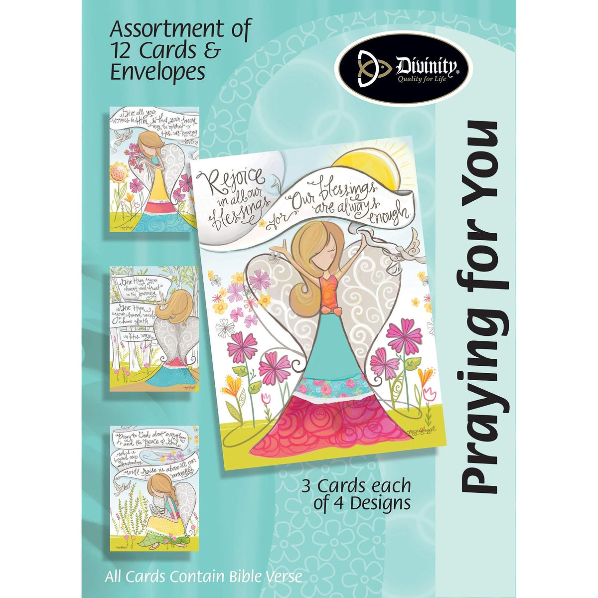 Divinity Boutique Greeting Card, 5 x 7 Inch, Multicolor