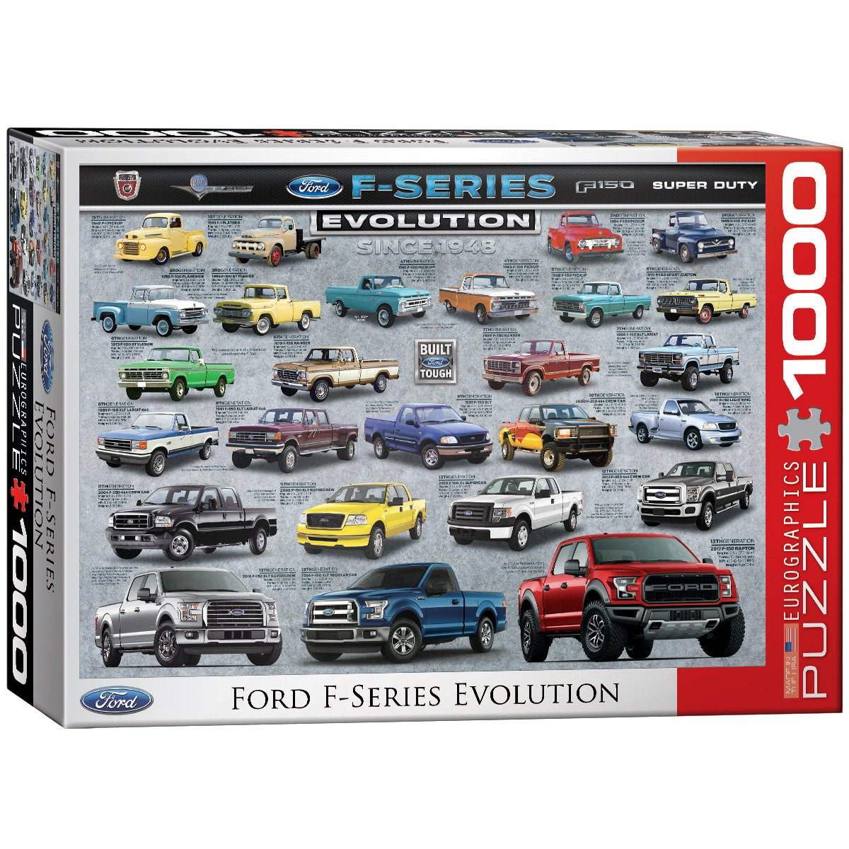 EuroGraphics Ford F-Series Evolution Game Puzzle (1000 Piece)
