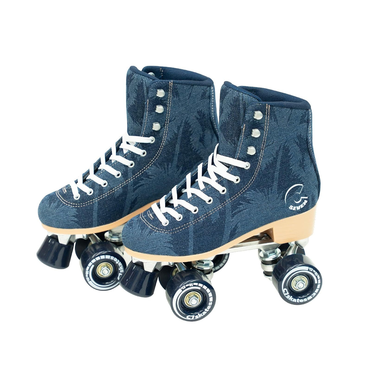 C SEVEN Roller Skate, Women's 10 / Men's 9, Cali Palms