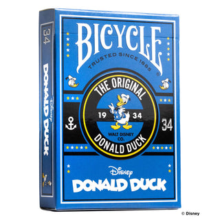 Bicycle Tabletop Game, Donald Duck, White