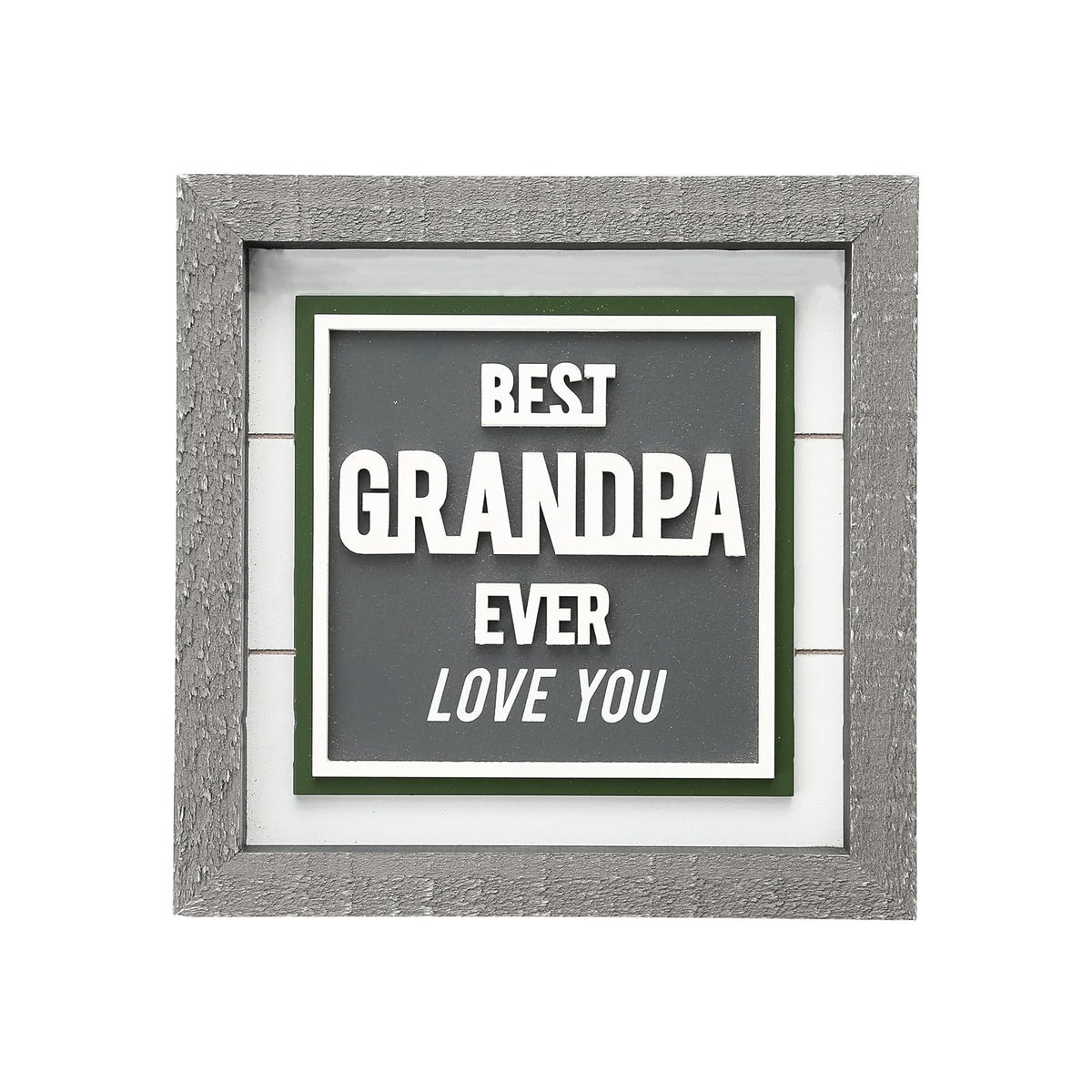 Pavilion Gift Company Decorative Signage, 8-inch, Gray, White