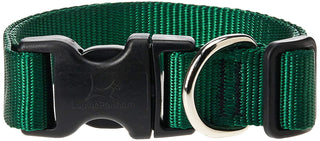 Lupine Pet Basics 1" Green 12-20" Adjustable Collar for Medium and Larger Dogs