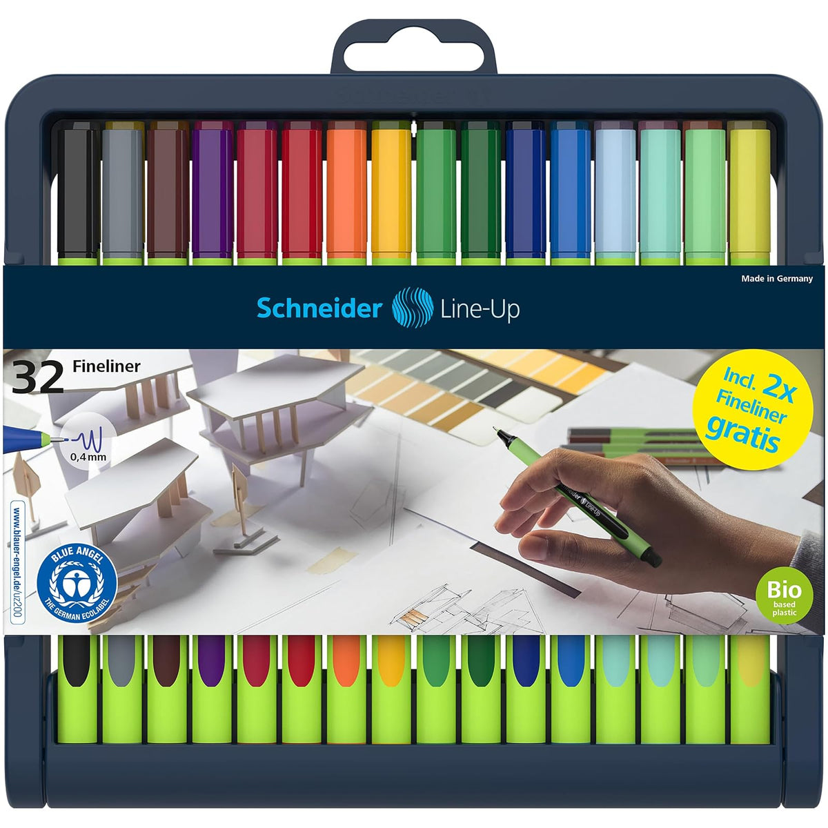 Schneider Writing Instrument, 1 Count (Pack of 32), Assorted