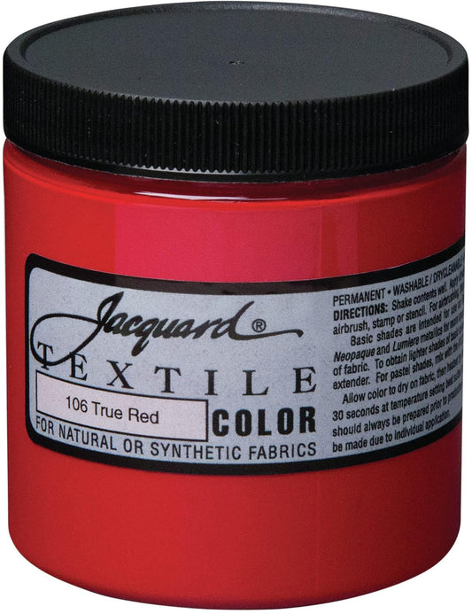Jacquard Textile Paint 8 Oz True Red