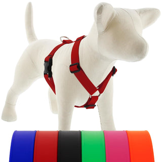 LupinePet Animal Harness, X-Large: Girth Adjusts from 36 to 44 in, 1-in Wide, Br