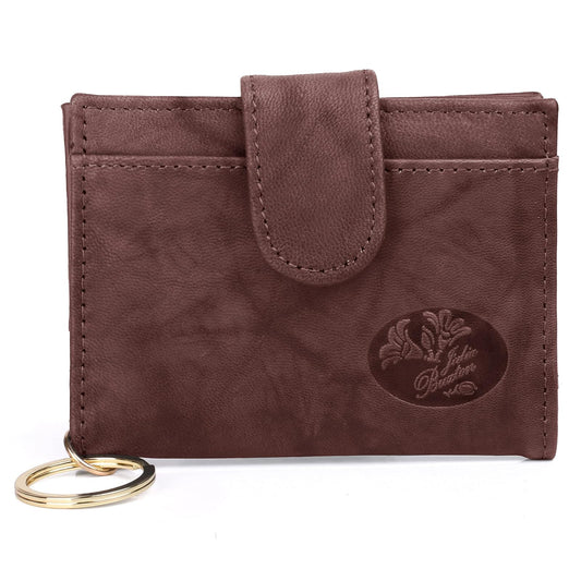 JYS Enterprise Julia Buxton Heiress Pik-Me-Up¬Æ Tab Card Case Mahogany