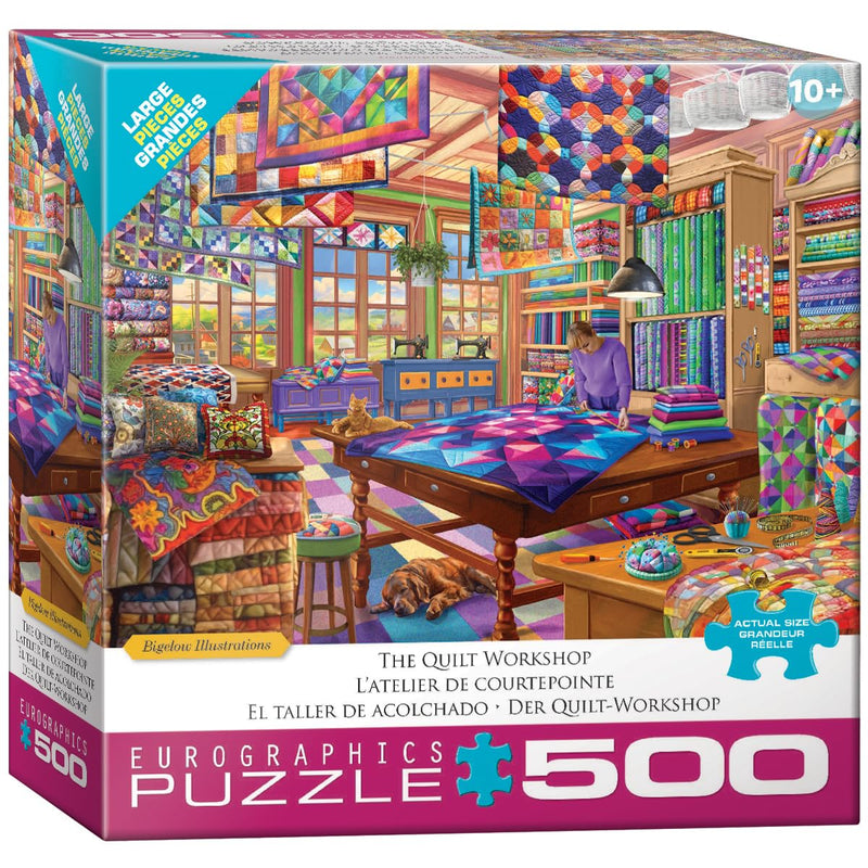 EuroGraphics Quilt Workshop Jigsaw Puzzle