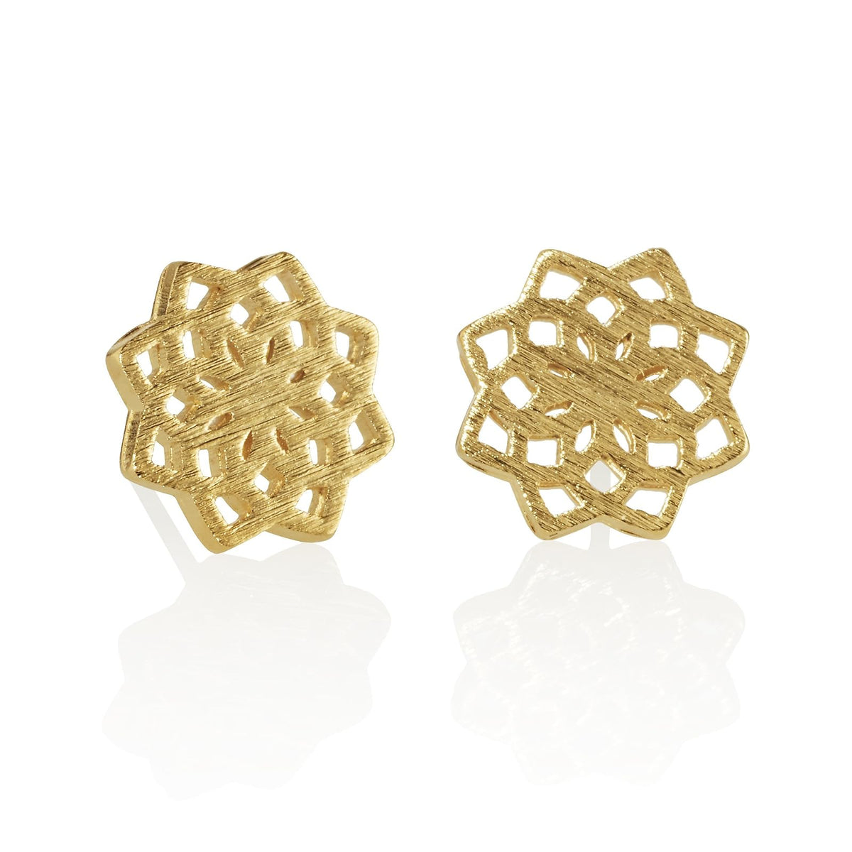 namana Earring, 0.8 centimeters, Gold