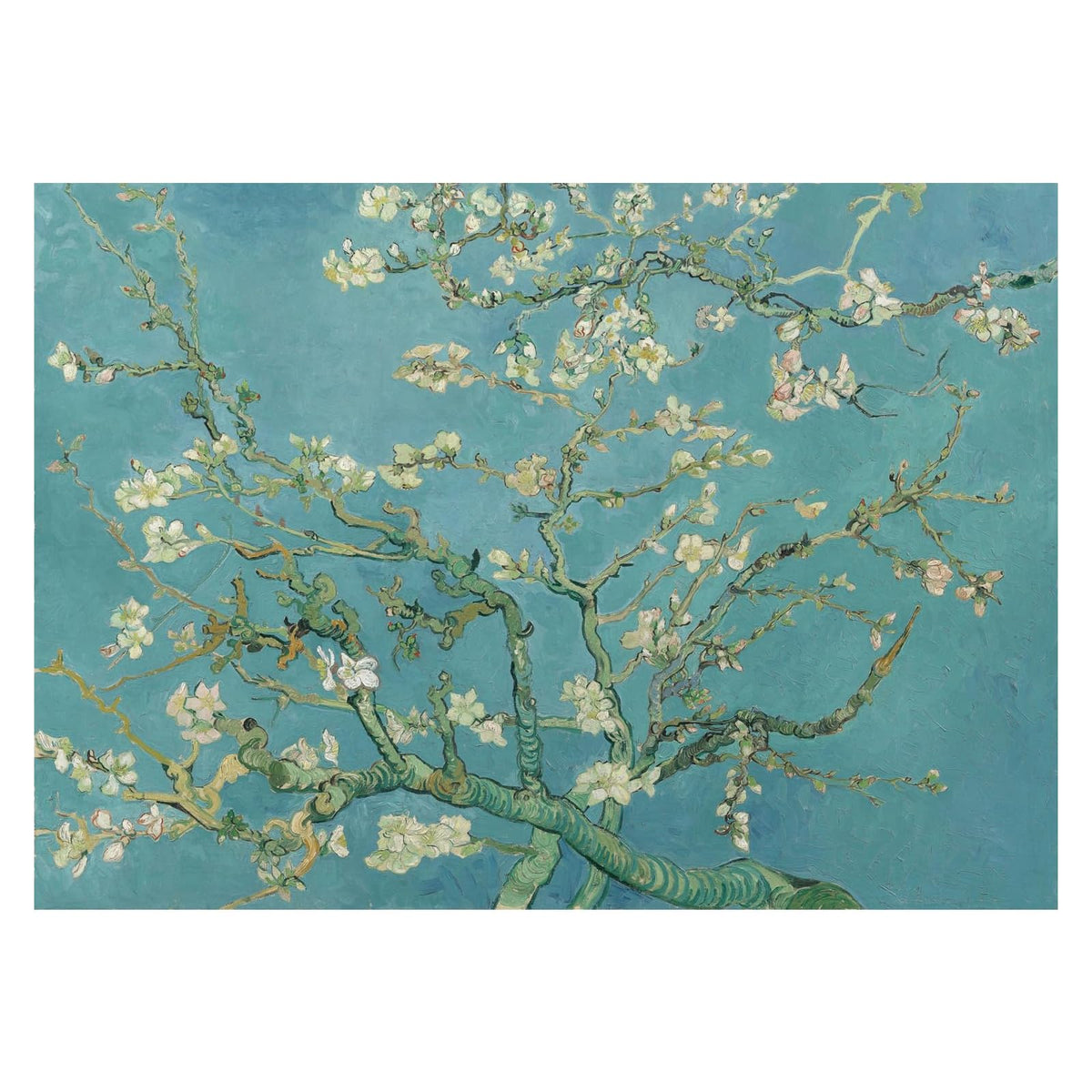 Anatolian Puzzles, 33.5x26.6 inches, Almond Blossom