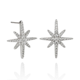 namana Earring, 2cm x 1.7cm, Silver
