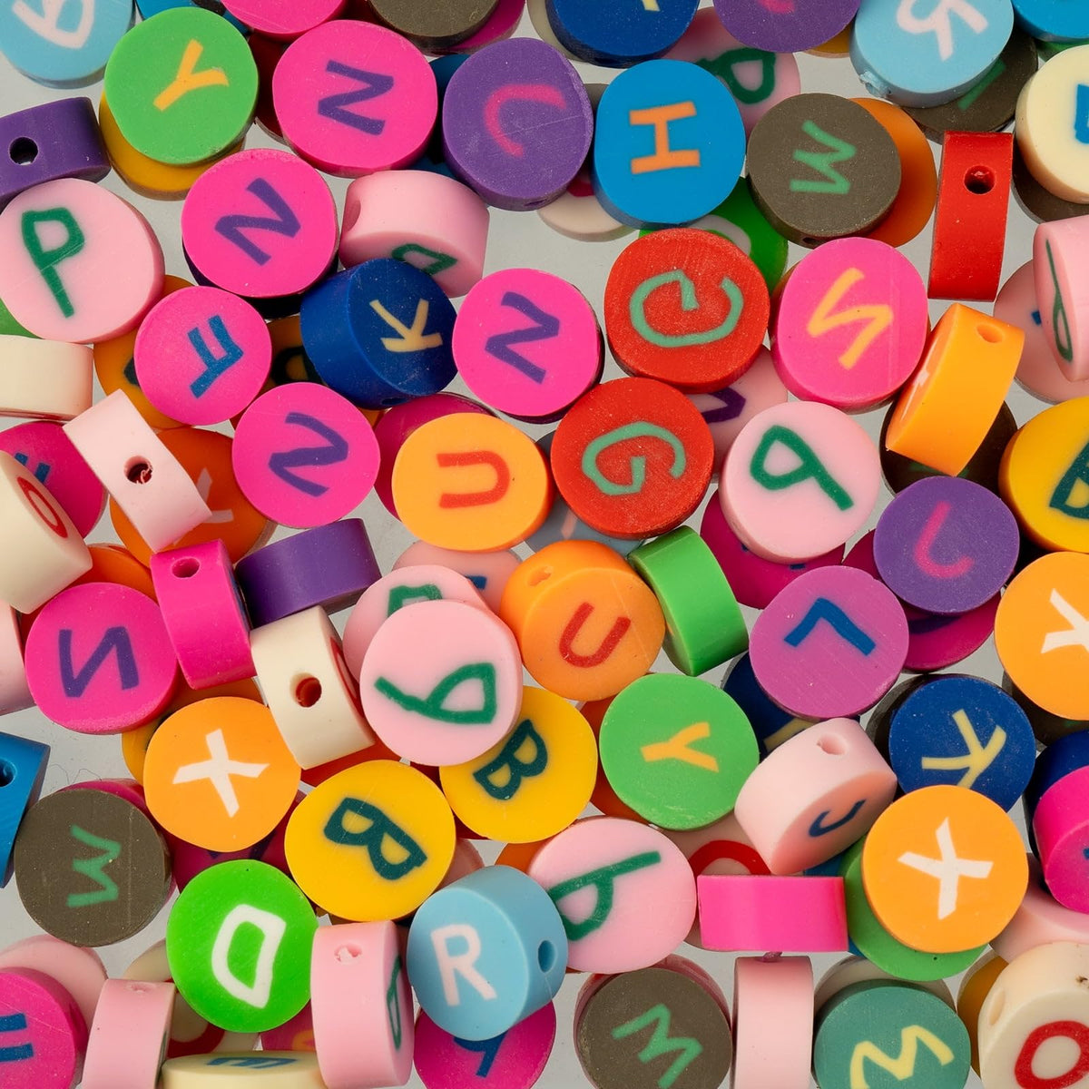 John Bead Craft Bead, 1mm, Alphabet