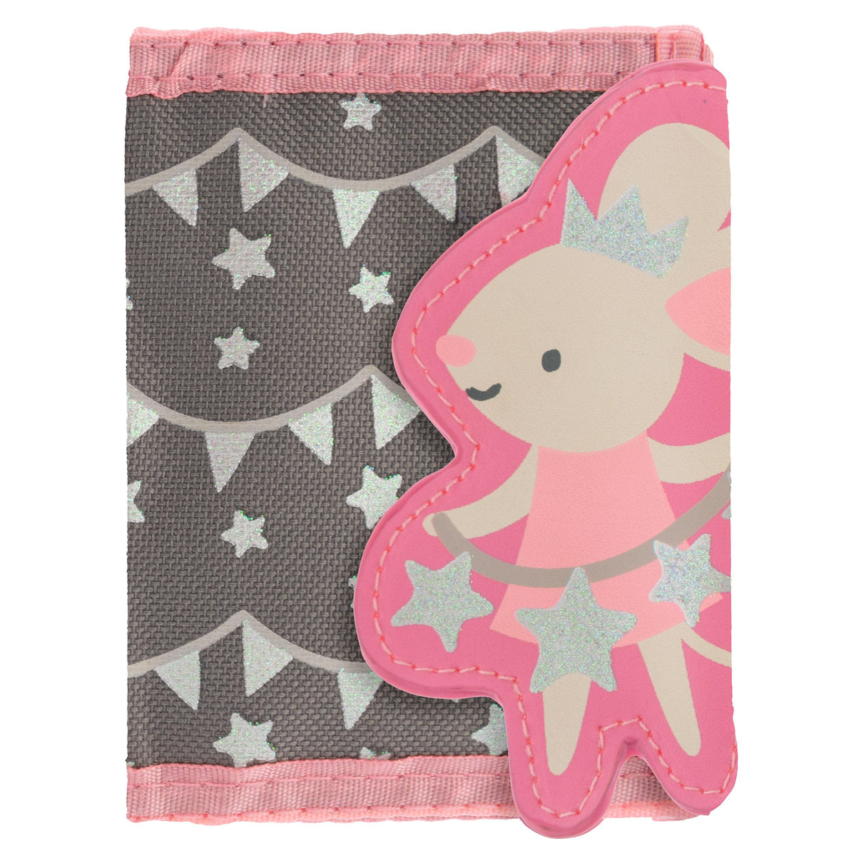 Stephen Joseph Unisex Kid's Holiday Wallet, Mouse, 3.5”in. x 4.5”in