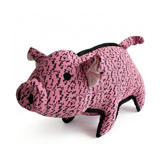 Pet Lou Farmhouse Pig Dog Plush Toy, 11-inch Length