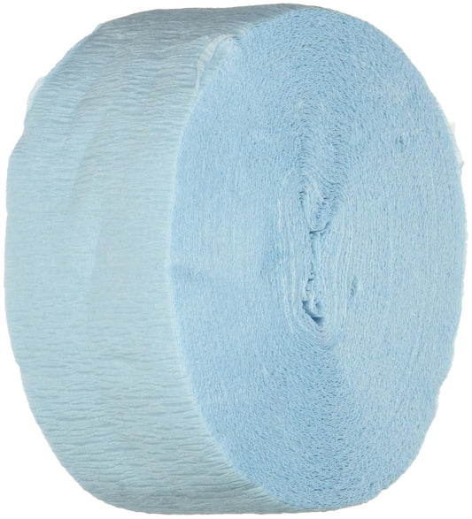 Beistle FR Festive Crepe Streamer (lt blue) Party Accessory  (1 count) (1/Pkg)