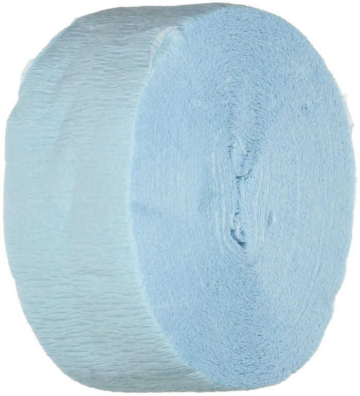 Beistle FR Festive Crepe Streamer (lt blue) Party Accessory  (1 count) (1/Pkg)