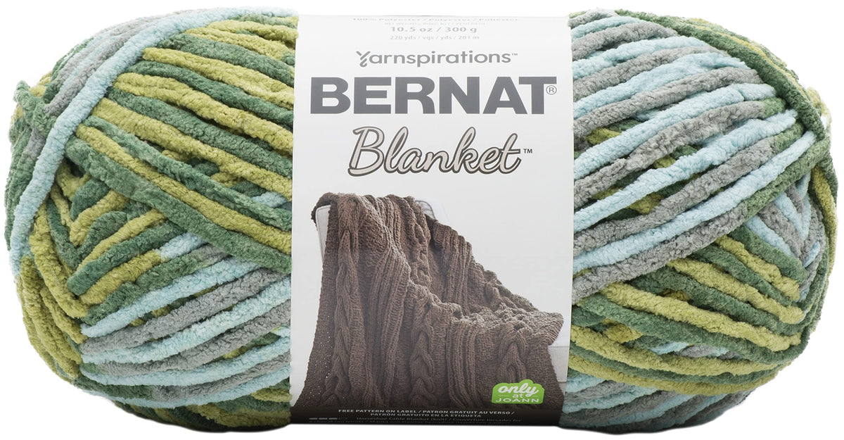 Bernat Yarn, 300 g/10.5 oz, 201 meters/220 yards, Forest Sage