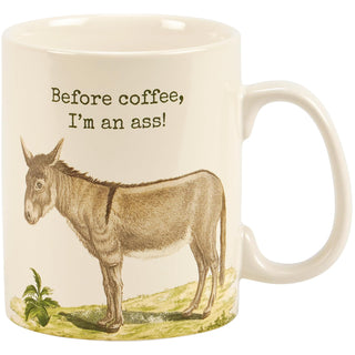 Primitives by Kathy Drinking Cup, 18 Ounces, Before Coffee