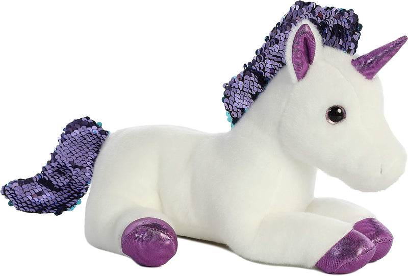 Aurora 11&quot; Shimmers Purple Unicorn