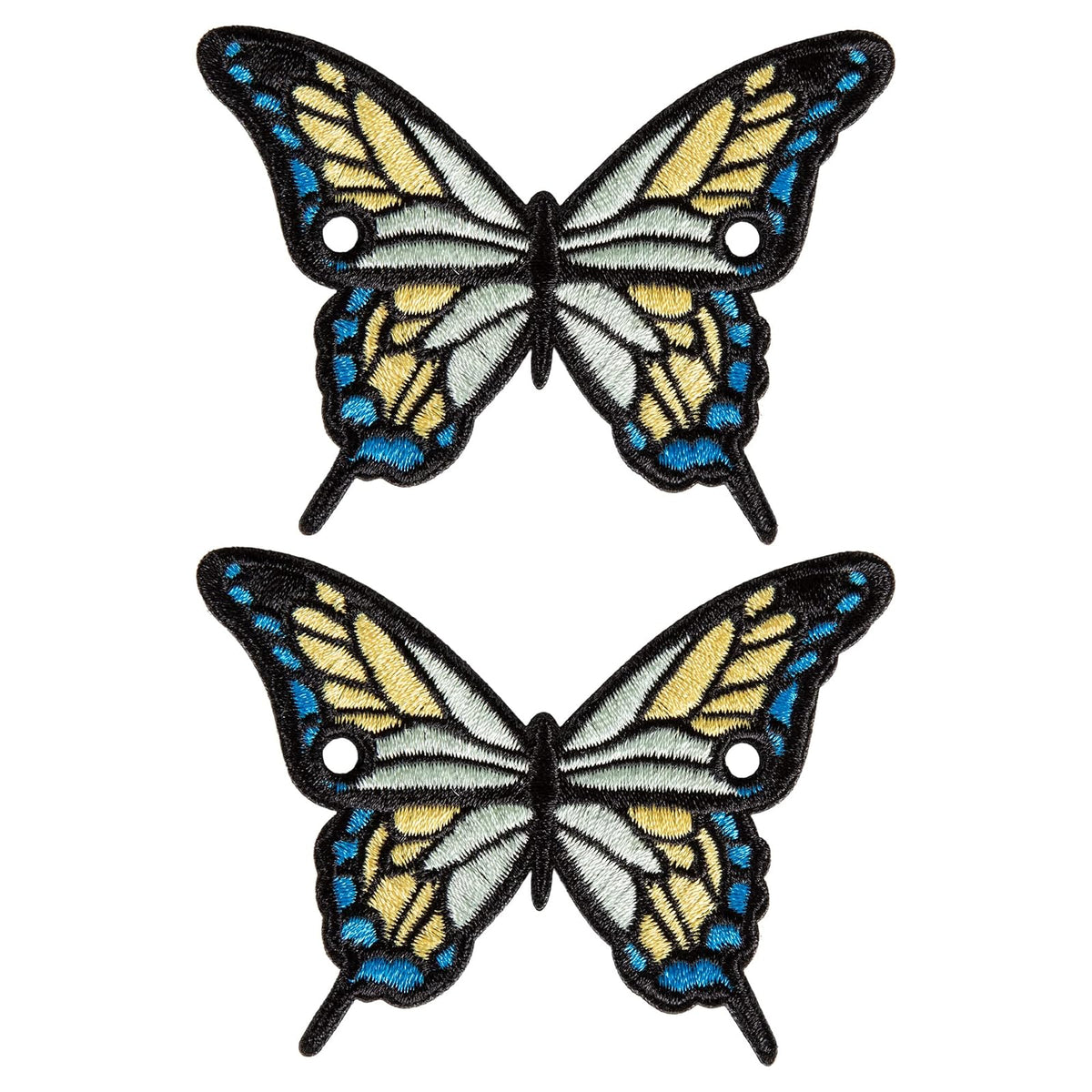 C SEVEN Charm, Small, Green Butterfly