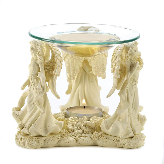 Sigma SLC Gifts & Decor D1215 Angelic Trio Oil Warmer, Multicolor