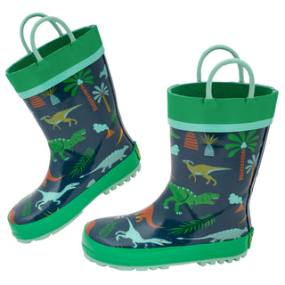 Stephen Joseph Kids Rain Boots Rainboots, DINO, 12
