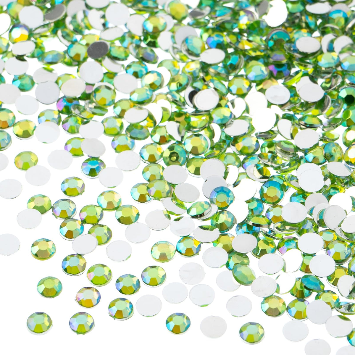 John Bead Craft Bead, 4mm (SS16), Peridot AB