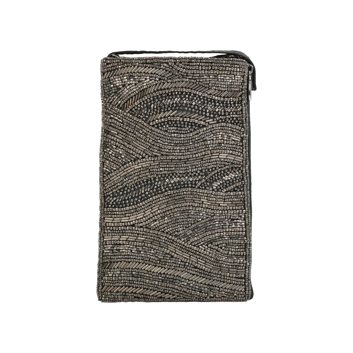 Bamboo Trading Handbag, 7.5-Inches, Silver