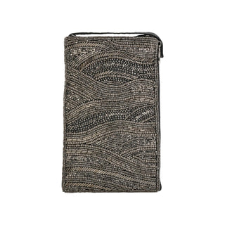Bamboo Trading Handbag, 7.5-Inches, Silver