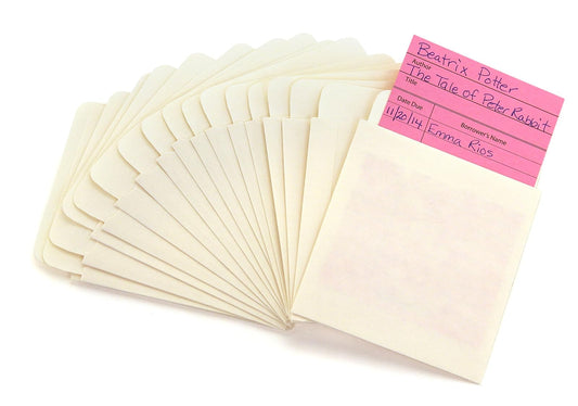 Hygloss Products Manila Library Pockets ‚Äì Pocket Envelopes Made in the USA ‚Äì 4.5 x 3.5 Inches, 40 Pack