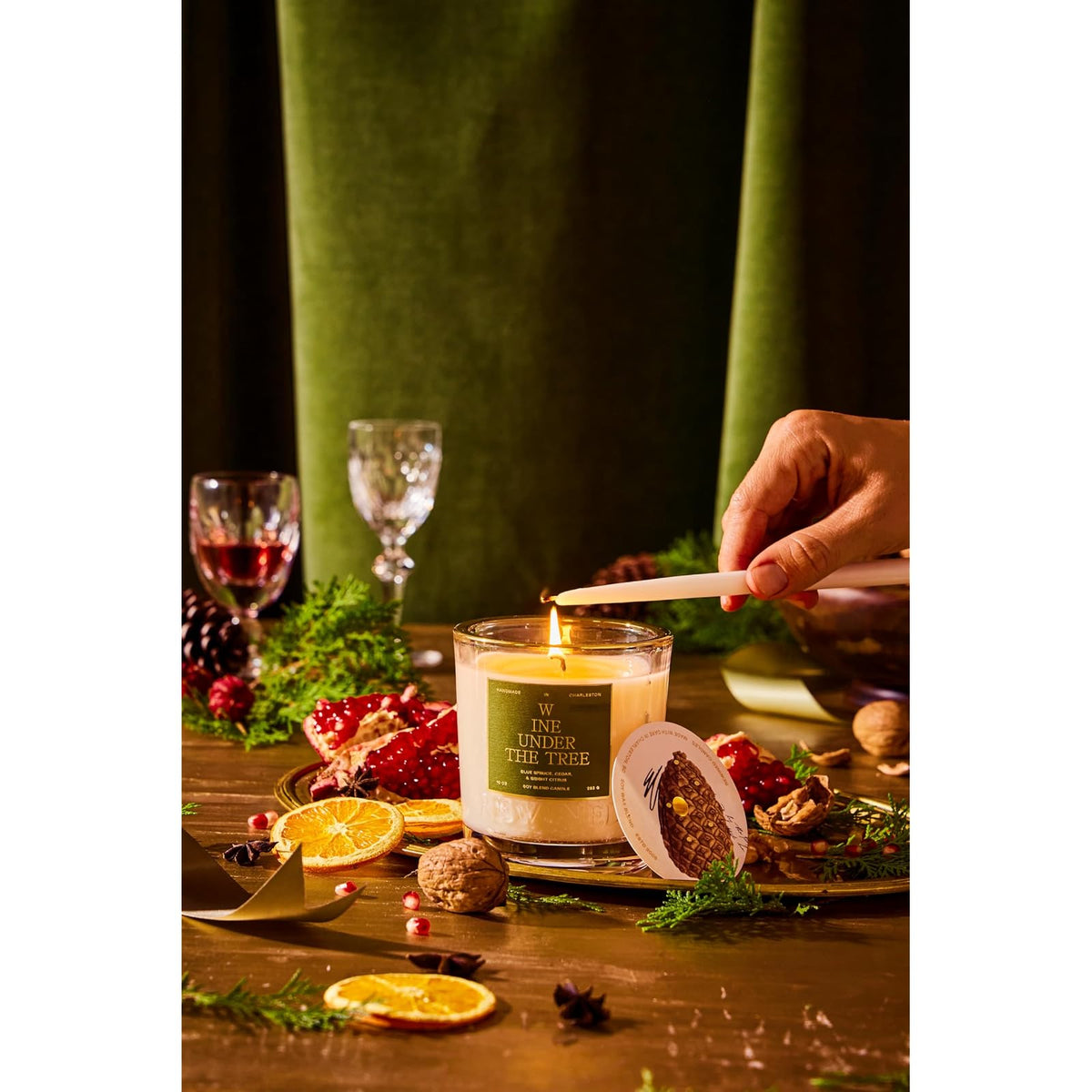 Rewined Candle, 2.75 inches (W) x 4 inches (H), Ivory