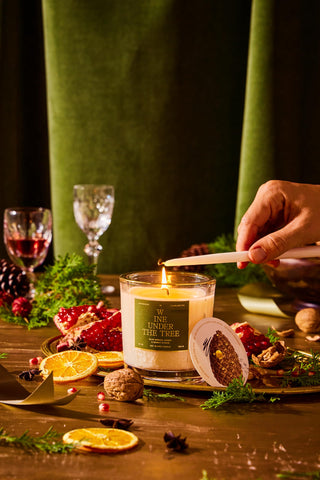 Rewined Candle, 3.75 inches (W) x 4.15 inches (H), White