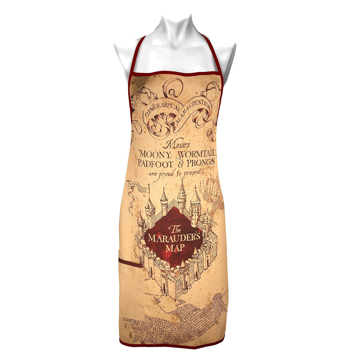Spoontiques Apron, One size fits most, Marauder's Map