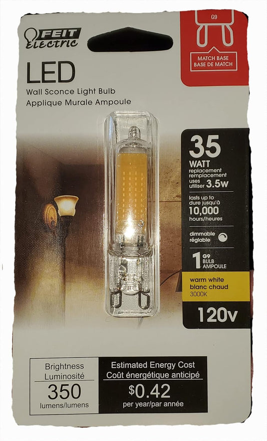 Feit Electric Felt Electric LED (1) G9 - 35 Watt 120 V