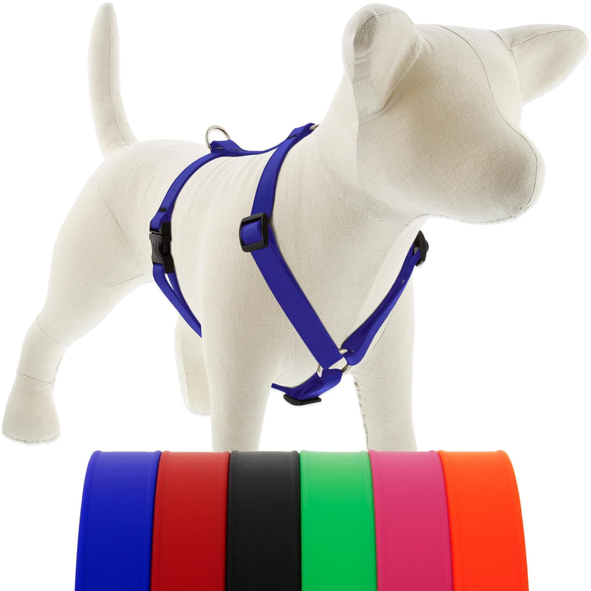 LupinePet Animal Harness, Small: Girth Adjusts from 12 to 20 in, 3/4-in Wide, Tr