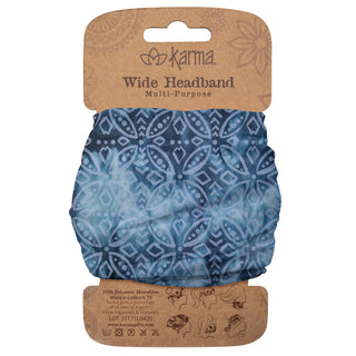 Karma Hairband, 1 Count (Pack of 1), INDIGO MEDALLION