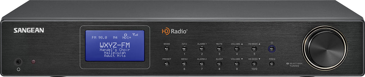 Sangean Radio, Black, Tuner