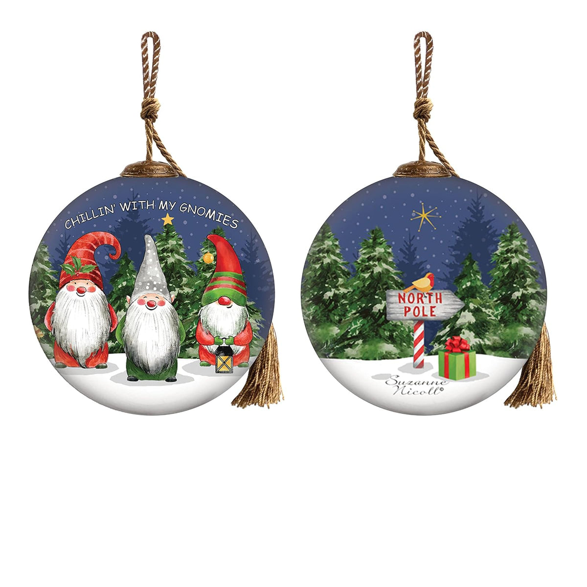 Inner Beauty Hanging Ornament, Gold, Unique