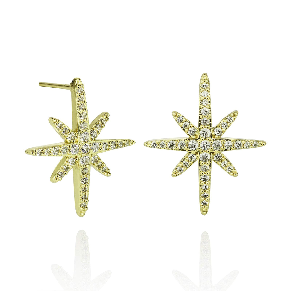 namana Earring, Gold, Stud