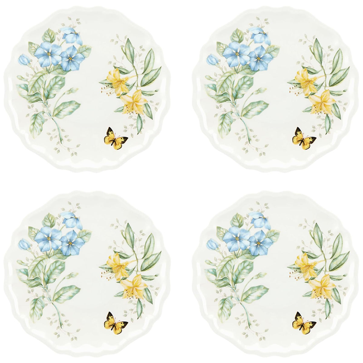 Lenox Dishware Plate, 4 Count, White