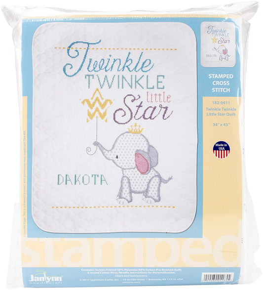 Design Works Crafts Janlynn Cross Stitch Kit Twinkle Quilt