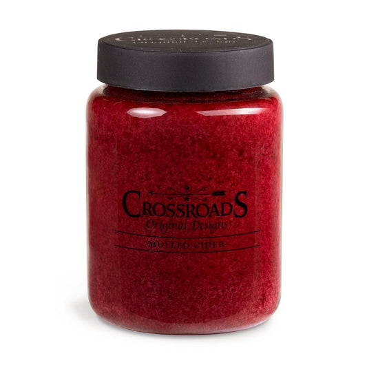 Crossroads Mulled Cider Scented 2-Wick Candle, 26 Ounce